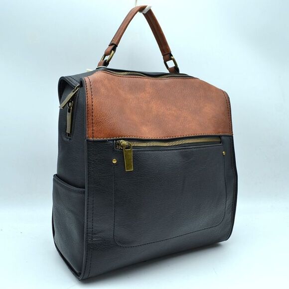 Vintage Colorblock Backpack   main image 9